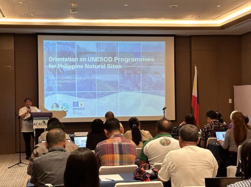 DENR and UNESCO conducted the First Cluster of Orientation on the UNESCO Programmes for the Philippine Natural Heritage Sites